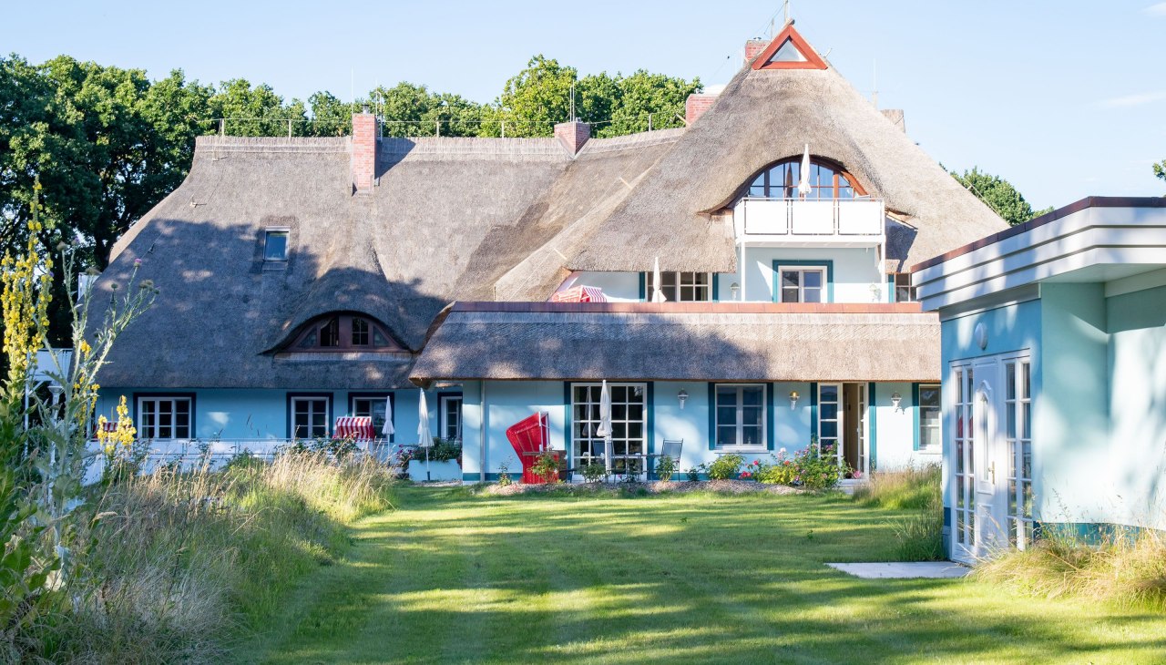 Romantik Hotel Fischerwiege w popołudniowym słońcu, © Welfendesign
