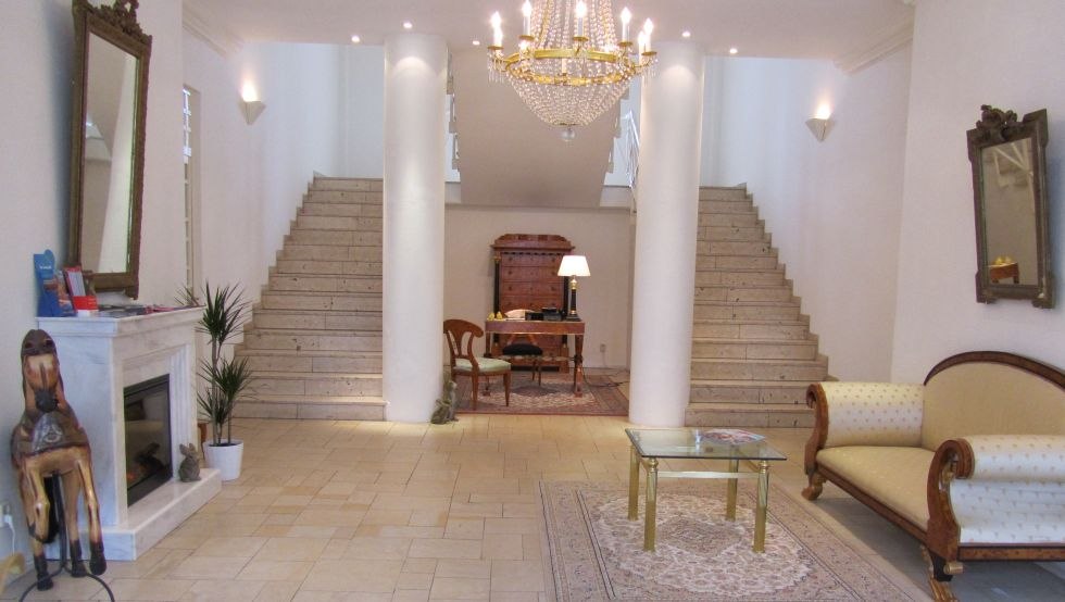 Foyer w hotelu Friedrich-Franz-Palais, © Hotel Friedrich-Franz-Palais