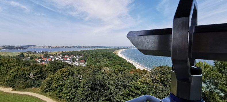 Ranger guided tour in the Southeast R&uuml;gen Biosphere Reserve - View from the Thiessow pilot tower // &copy; Biosph&auml;renreservat S&uuml;dost-R&uuml;gen