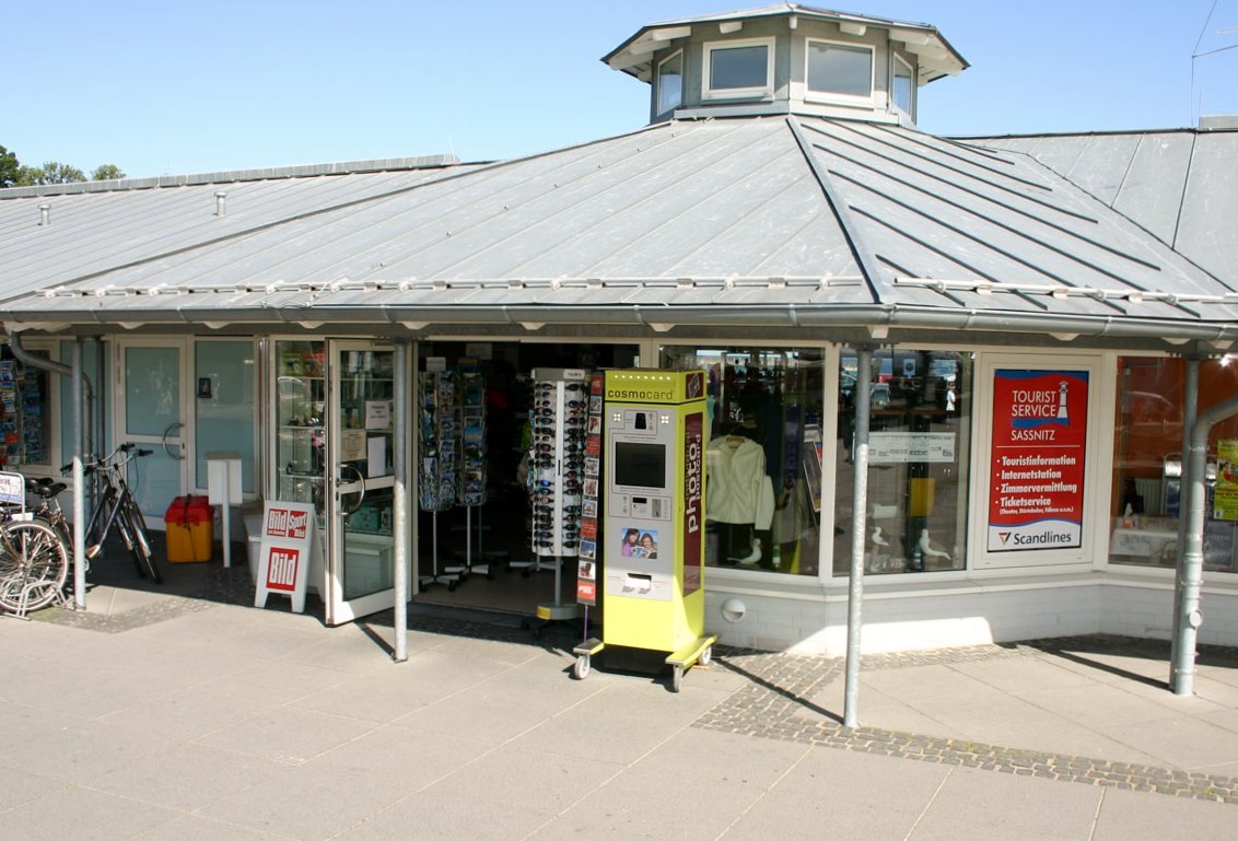 Serwis turystyczny Sassnitz u podnóża molo // © Tourist Service Sassnitz Serwis turystyczny Sassnitz u podnóża molo // © Tourist Service Sassnitz