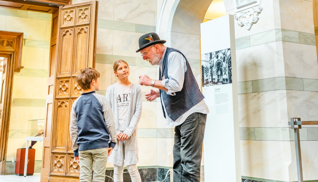 Met Mr Stohmann als gids wordt het spannend!, © TMV/Tiemann Met Mr Stohmann als gids wordt het spannend!, © TMV/Tiemann