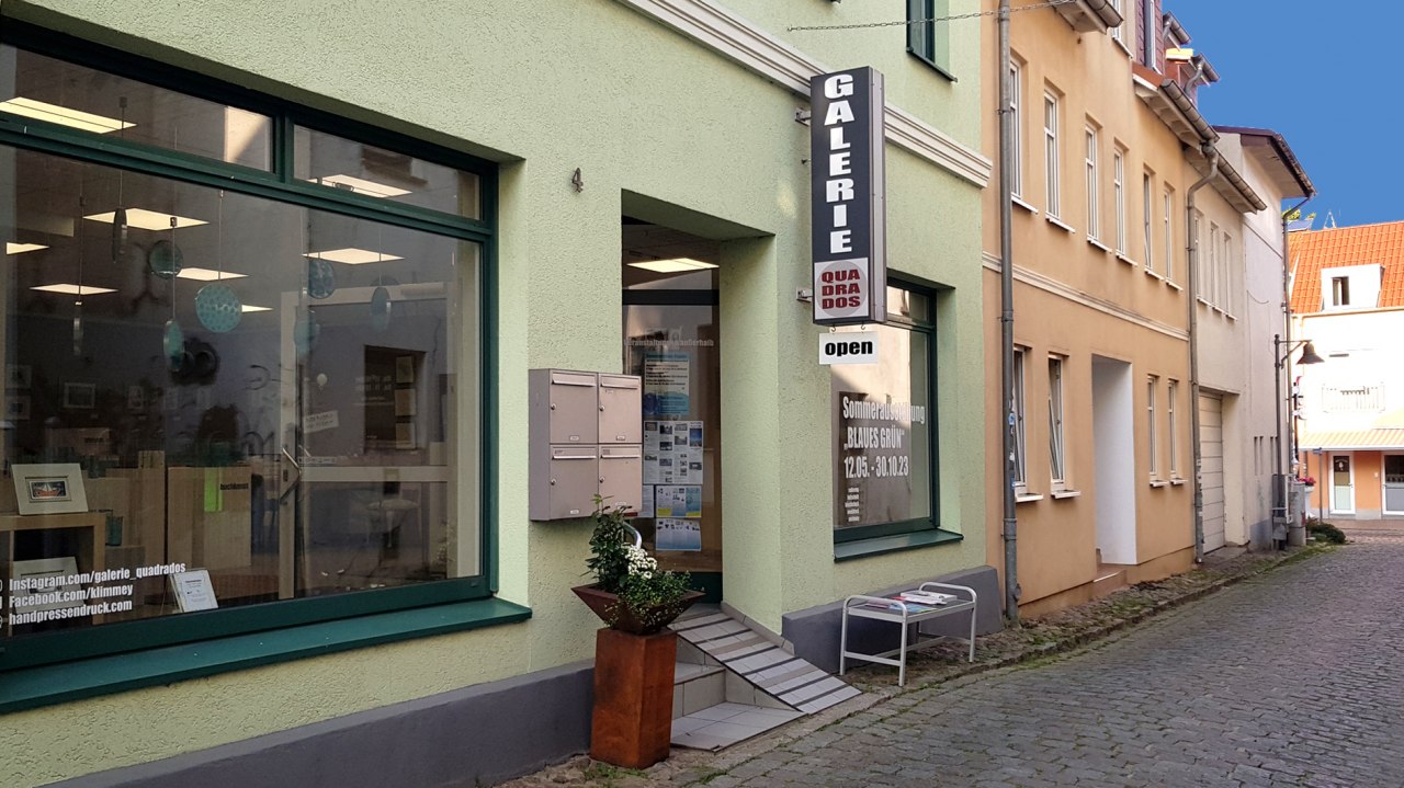 Buitenaanzicht van de Galerij Quadrados, &copy; Heidrun Klimmey