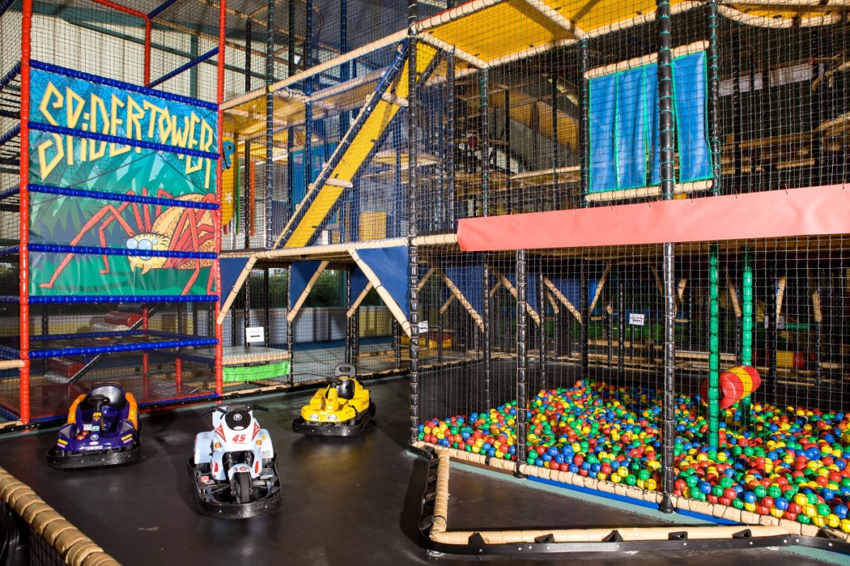 Bouncy castles, ball pool, karts and more // &copy; Antje Viergutz