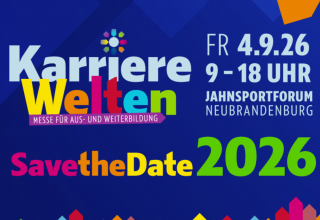 Save the Date für KarriereWelten 2026 // © KarriereWelten Save the Date für KarriereWelten 2026 // © KarriereWelten