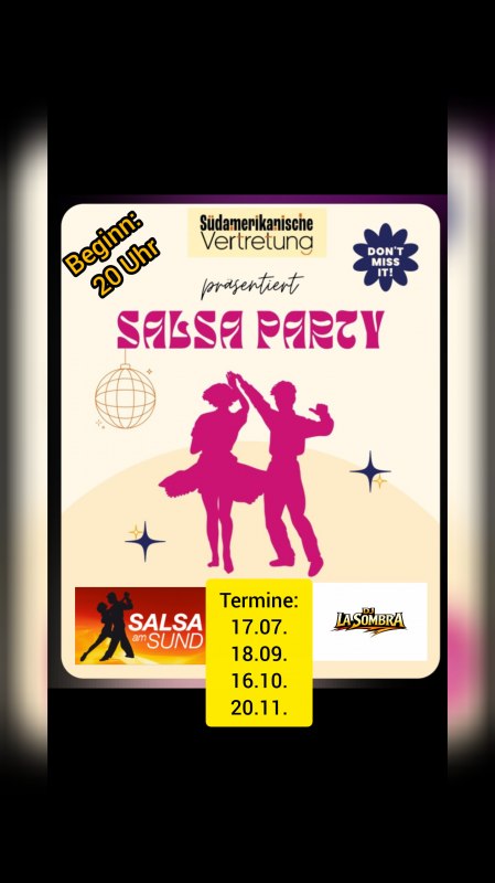 Salsa Party at the SAV // © Salsa-am-Sund Salsa Party at the SAV // © Salsa-am-Sund