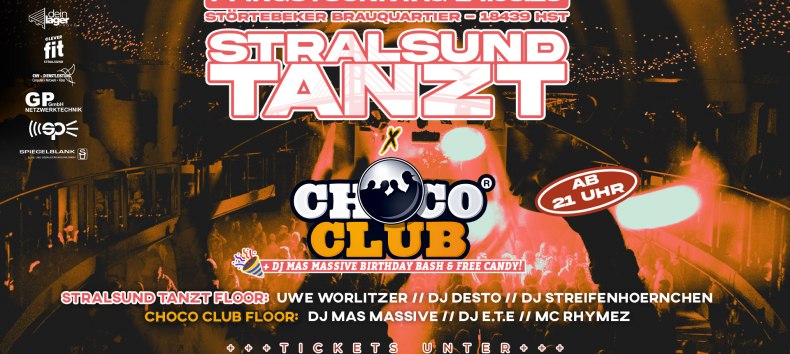 Stralsund Dances//Choco Club // &copy; Werbezentrum MV GmbH