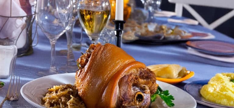 Knuckle of pork, © WEISSE FLOTTE Fahrgastschiffahrt Schwerin GmbH