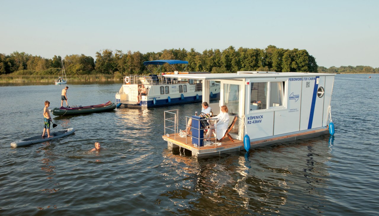 Febomobil 720 Cabin, Kormoran 1280, SUP and canoes, © Harald Mertes