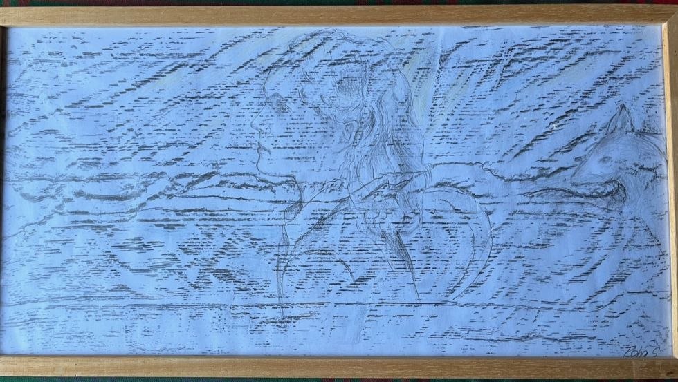 Portrait of my sister Christa Sakel (deceased), &copy; Ebba Sakel