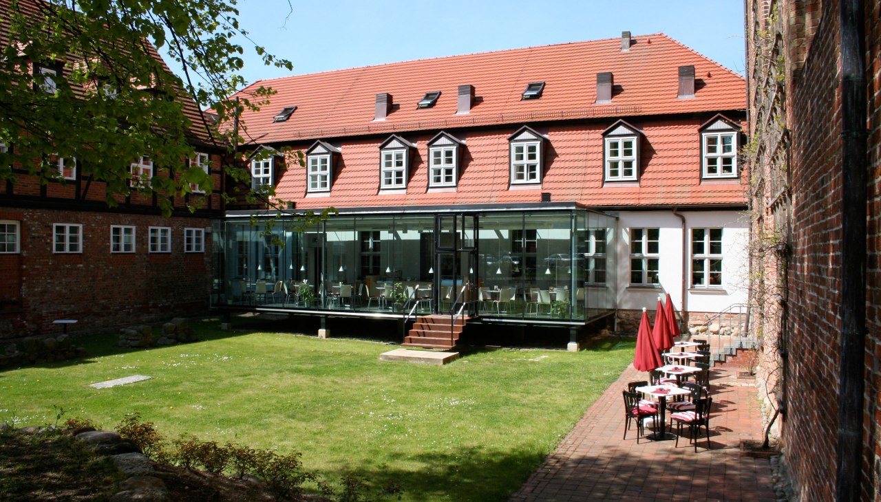 Zicht op de binnenplaats van het klooster, © Ribnitz Damgarten Zicht op de binnenplaats van het klooster, © Ribnitz Damgarten