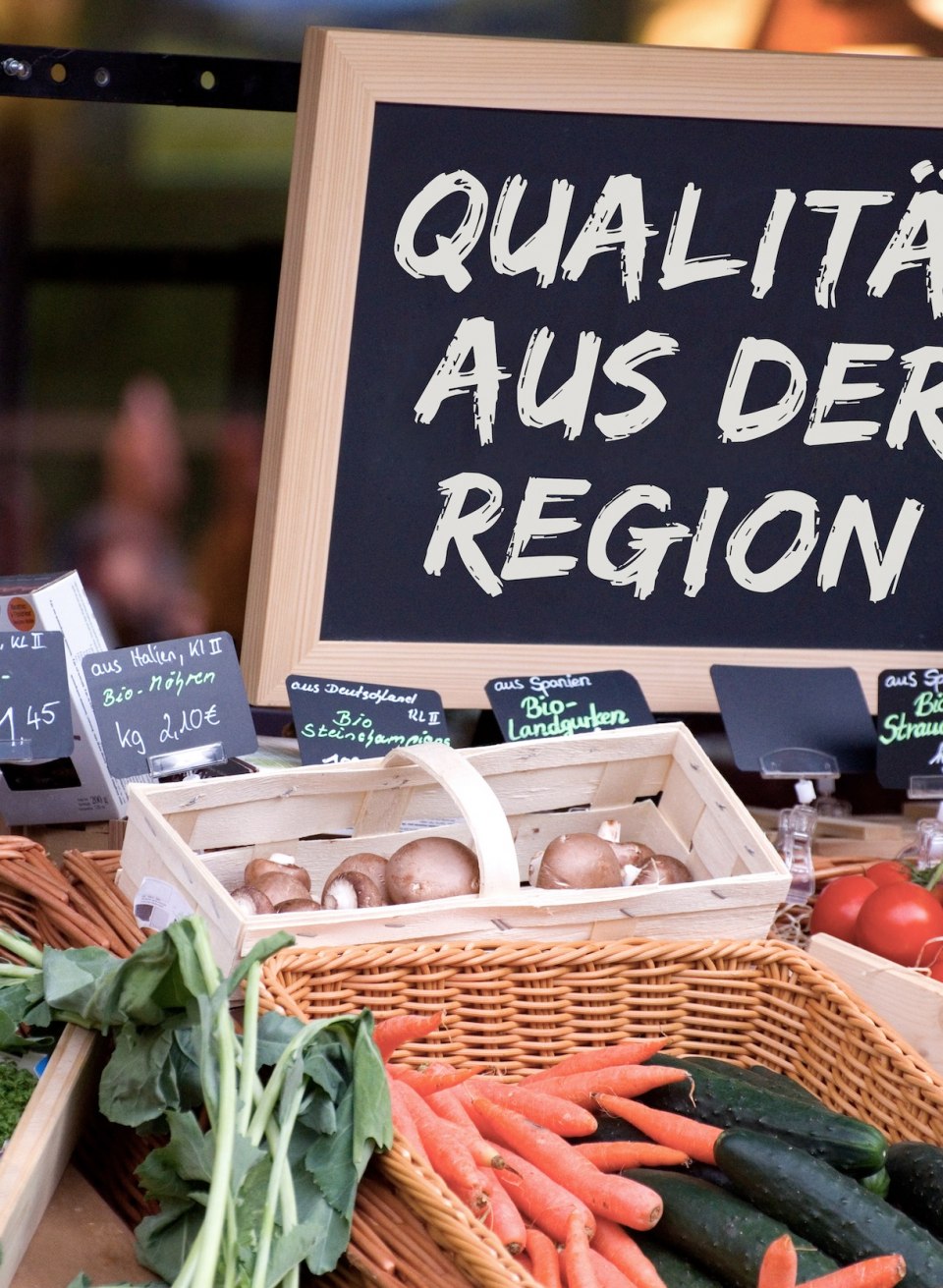 Regionale groenten op de markt en boerderijfeesten in Mecklenburg-Vorpommern. // &copy; MV-T/VRD adobe.stock