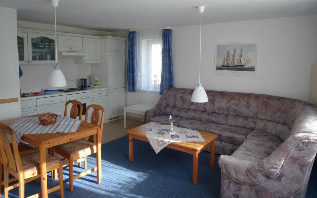 Woon- en eetkamer Jagdweg 24, © Ferienbungalow Jagdweg 24