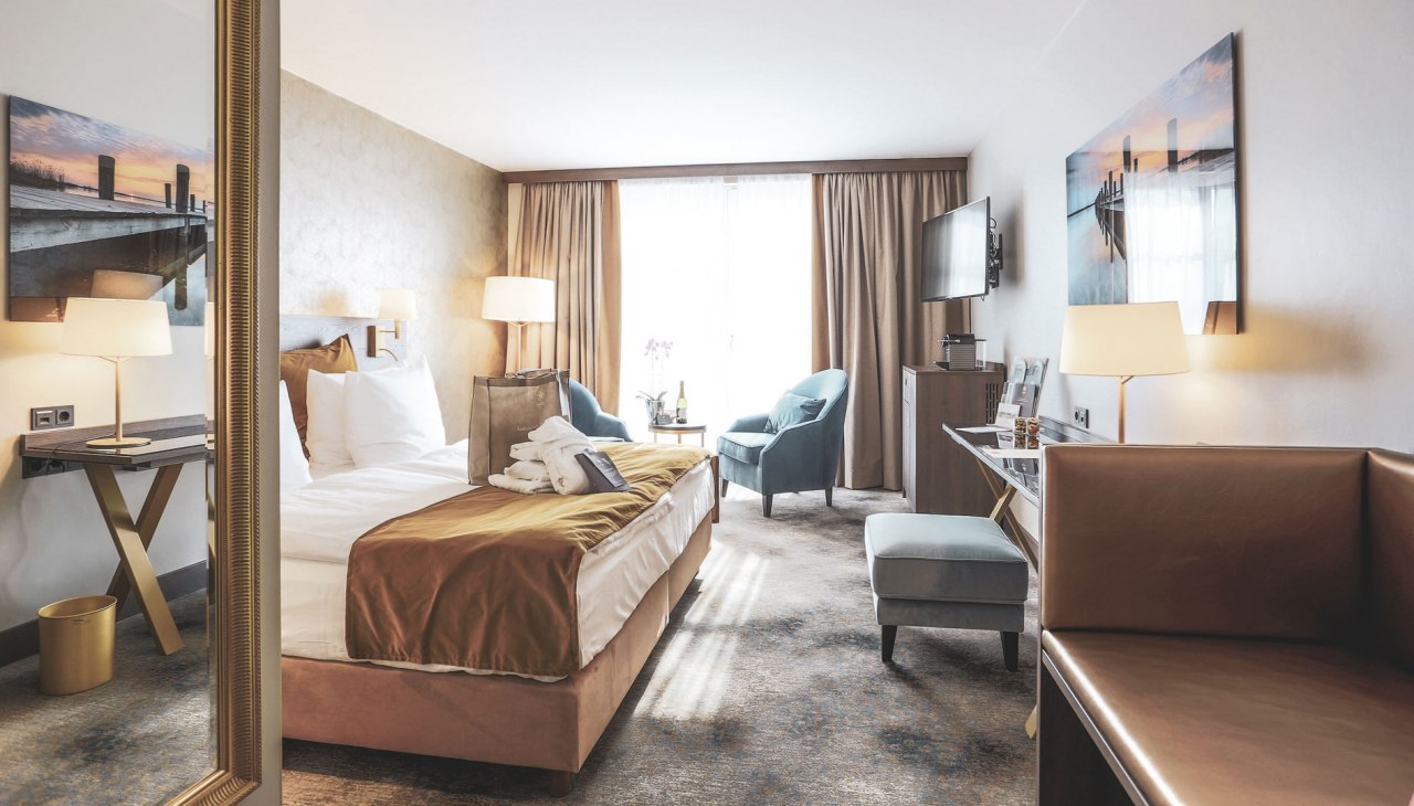 Deluxe kamer - Schloss Fleesensee, © Schloss Fleesensee