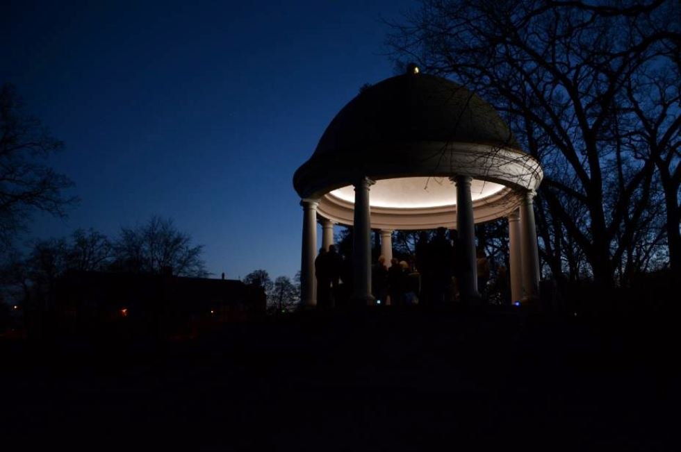 Jeugdtempel bij nacht, © Schlossverein Schwerin