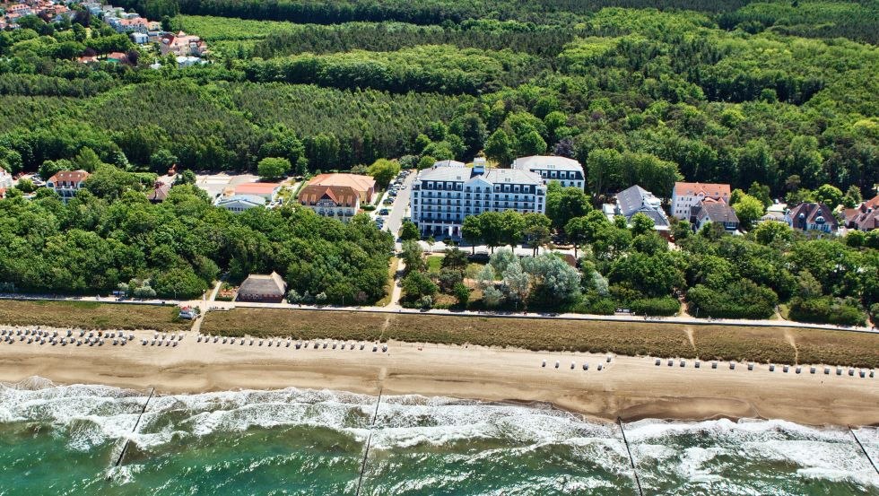 Buitenaanzicht van de Upstalsboom Kühlungsborn, © Upstalsboom Hotelresidenz & SPA Kühlungsborn
