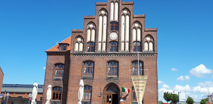 At the harbor in Wismar // © adfc-Schwerin At the harbor in Wismar // © adfc-Schwerin
