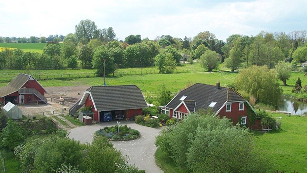 Uitzicht op de Reiterhof Reinecke, © Elisabeth Reinecke