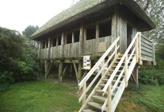 Tankow bird watching platform on the island of Ummanz // © Tourismuszentrale Rügen Tankow bird watching platform on the island of Ummanz // © Tourismuszentrale Rügen