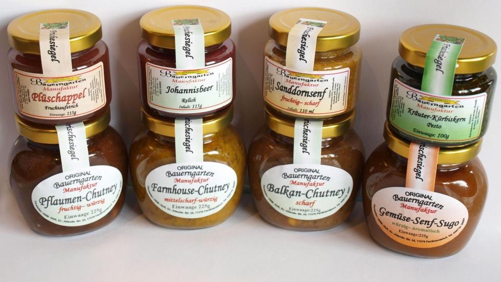 Enkele productgroepen uit ons assortiment // © Original Bauerngarten Manufaktur Enkele productgroepen uit ons assortiment // © Original Bauerngarten Manufaktur