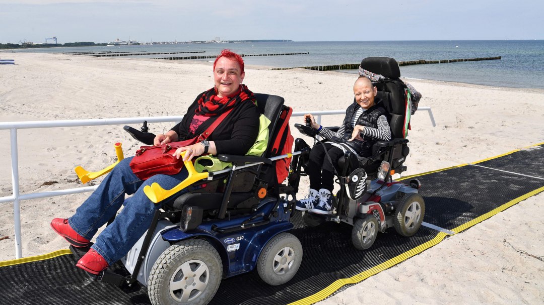 Beach access 19 Markgrafenheide, © TZRW/ Joachim Kloock