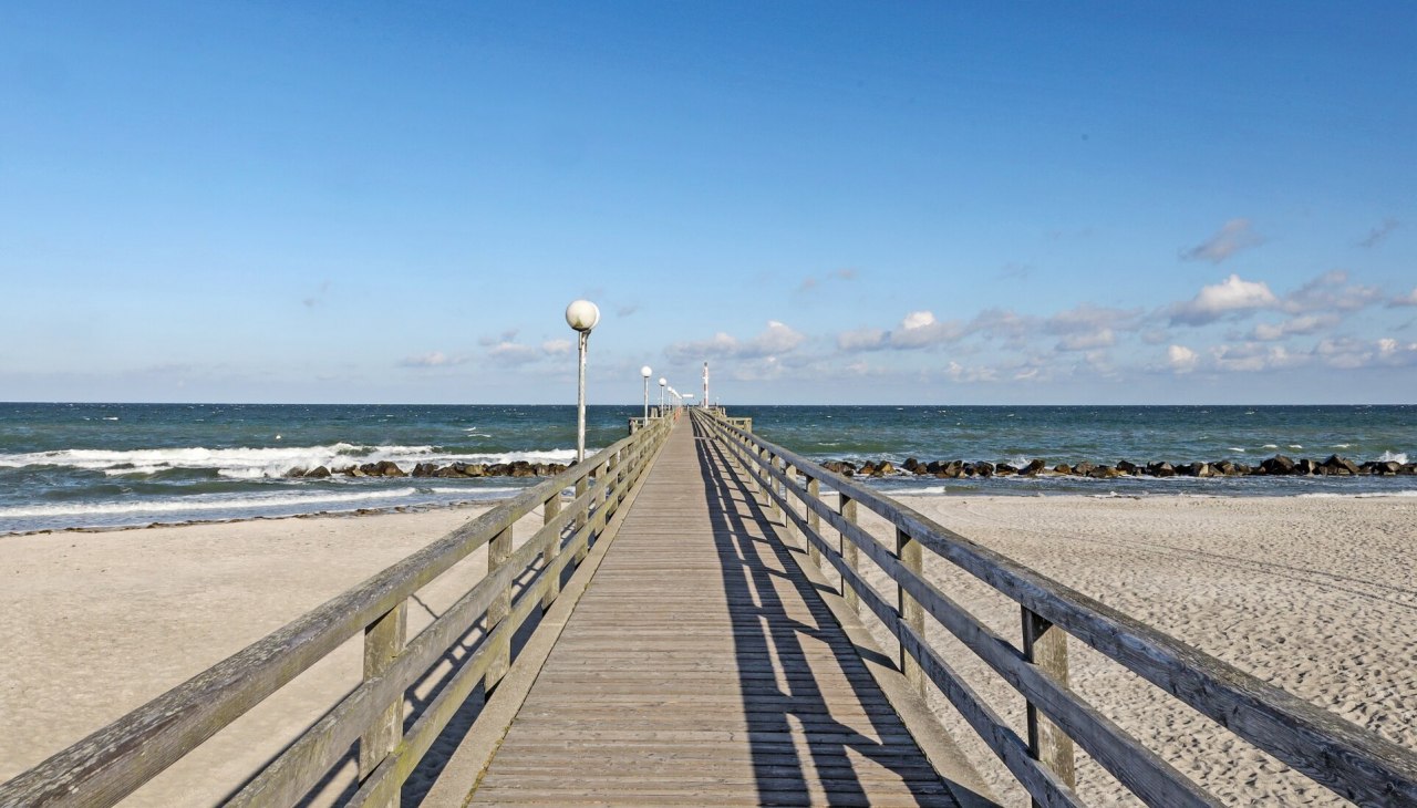 Pier in de kustplaats aan de Oostzee Wustrow, &copy; TMV/Gohlke