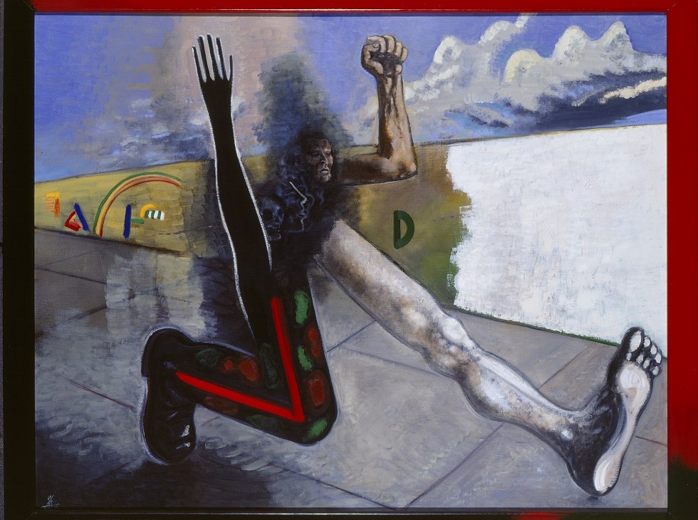 Wolfgang Mattheuer, Krok stulecia, 1987 r., © Sammlung Luise und Guenter Roese, Repro: Bernd Kuhnert
