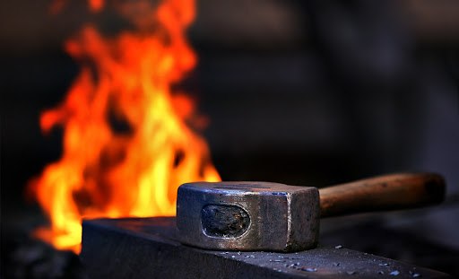 Forge fire, © TZ Südliche Boddenküste Forge fire, © TZ Südliche Boddenküste