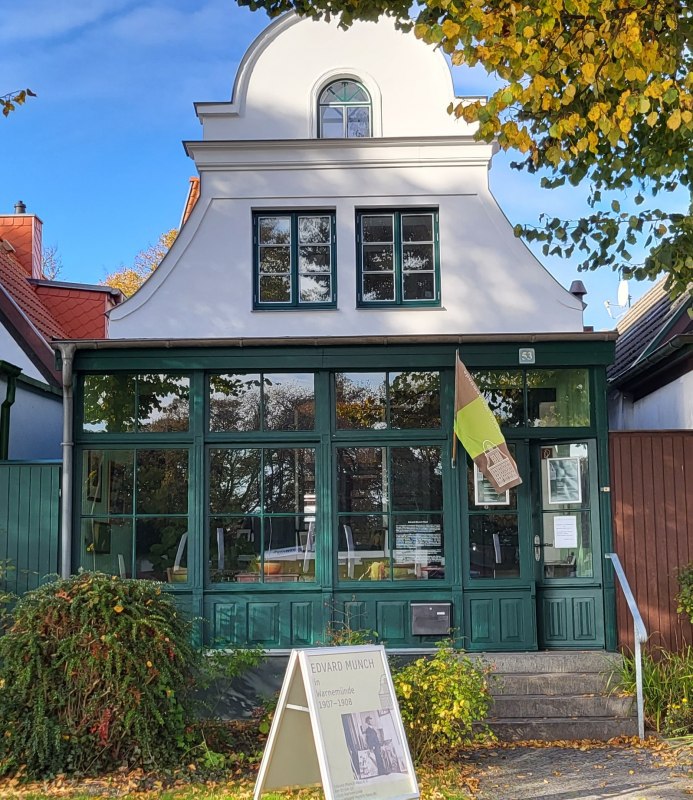 The Edvard Munch House on the Alter Strom in Warnemünde // © Edvard Munch Haus e.V. The Edvard Munch House on the Alter Strom in Warnemünde // © Edvard Munch Haus e.V.