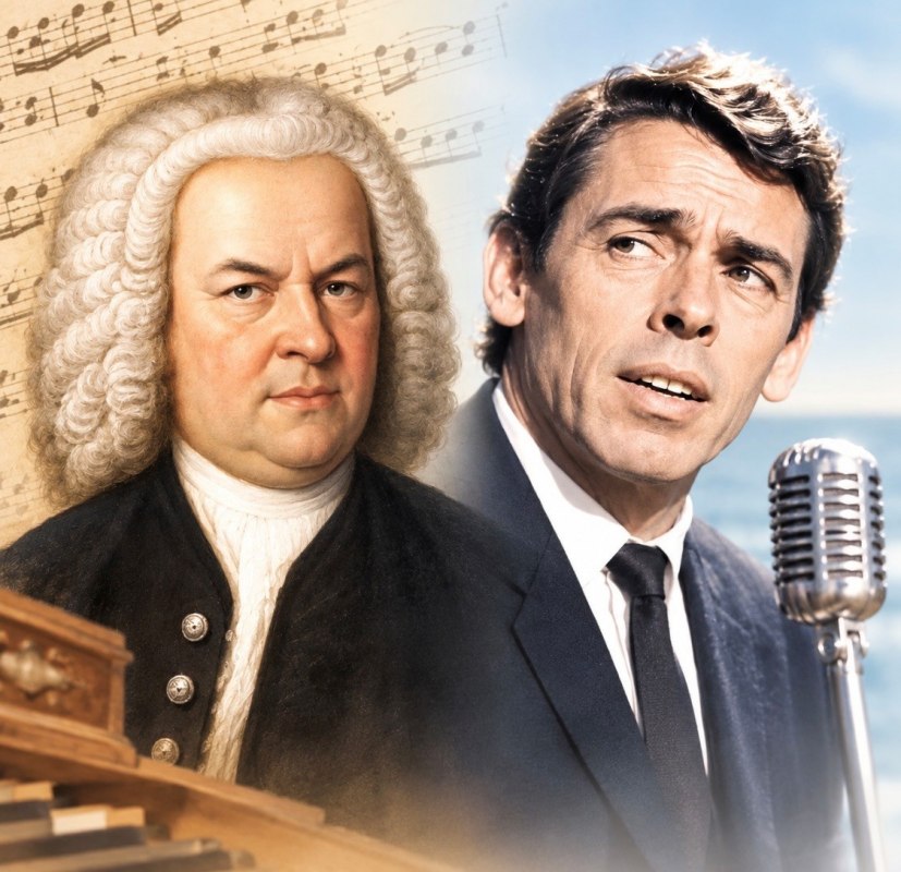 Bach + Brel // © Collage: chatgpt Bach + Brel // © Collage: chatgpt