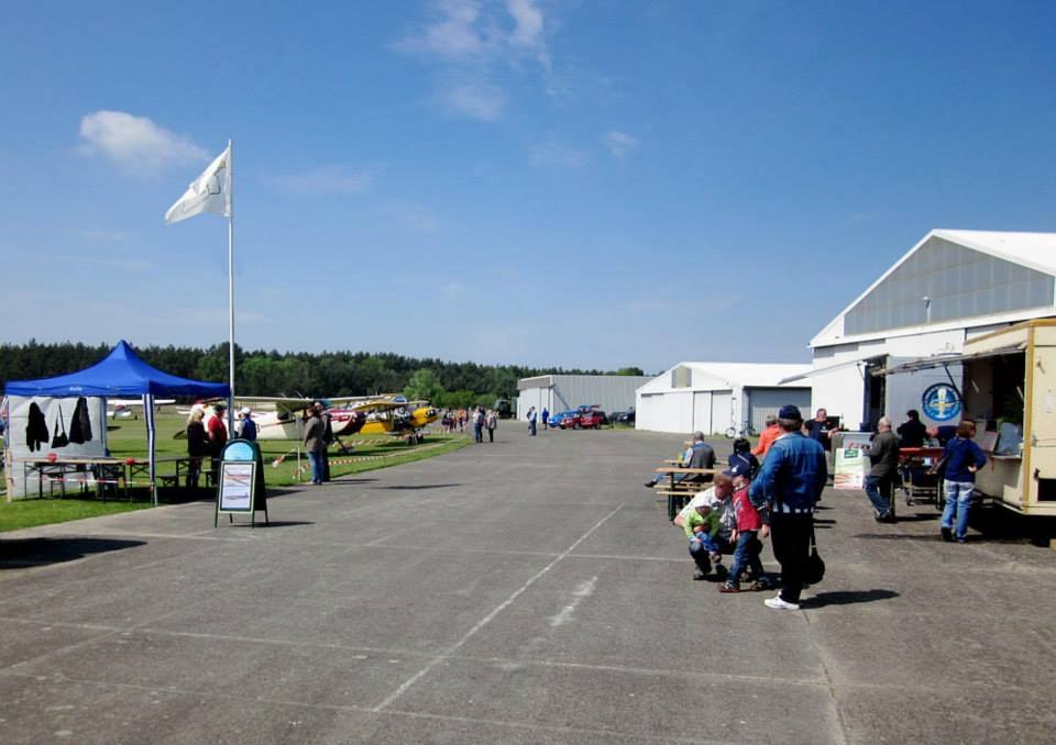Some of the aircraft hangars on the airfield // © Luftsportverein Neustadt-Glewe Some of the aircraft hangars on the airfield // © Luftsportverein Neustadt-Glewe
