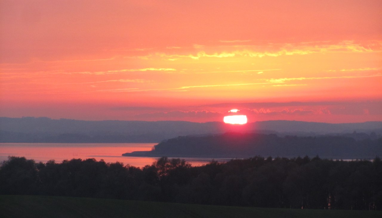 Zonsondergang uitkijktoren Basedow, © Jana Koch