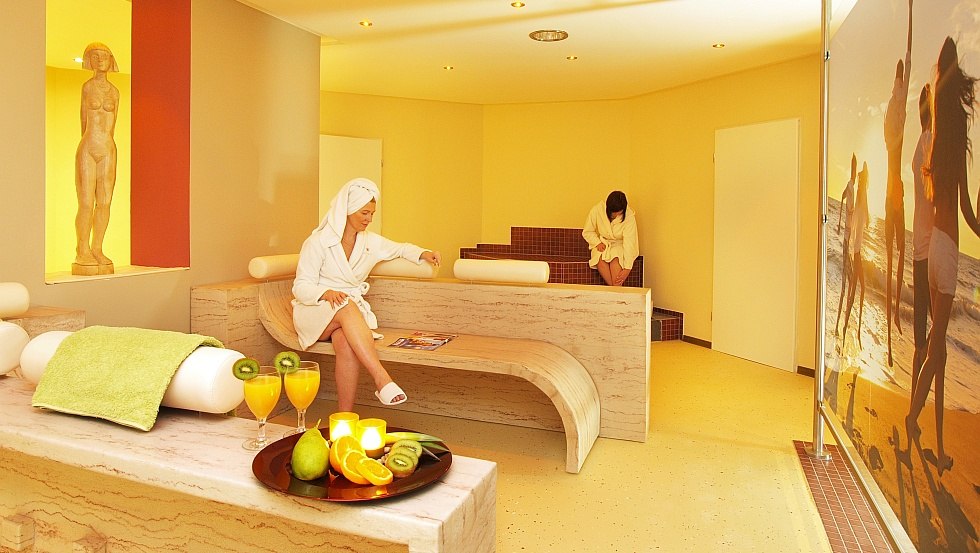 Ontspan in de sauna // © Kurhotel zu Heringsdorf GmbH & Co. KG Ontspan in de sauna // © Kurhotel zu Heringsdorf GmbH & Co. KG