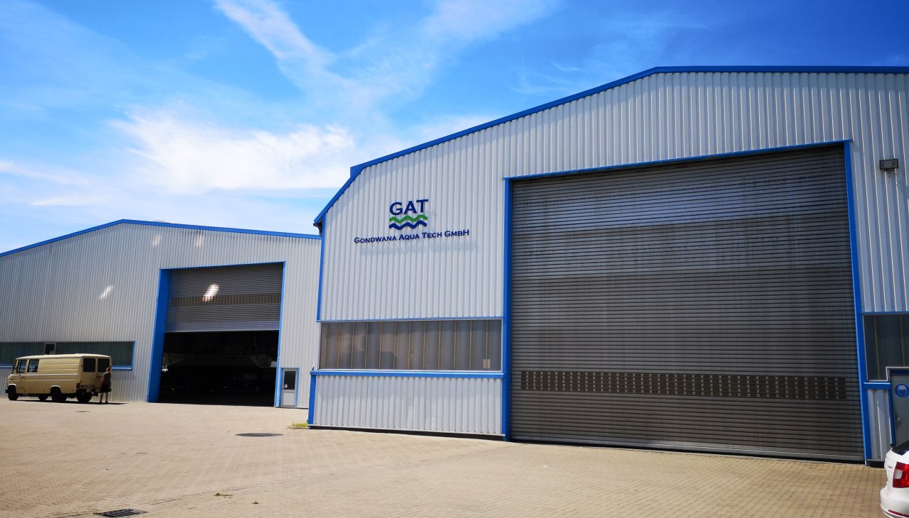 Hale stoczniowe SWB Barth, © Stadt Barth
