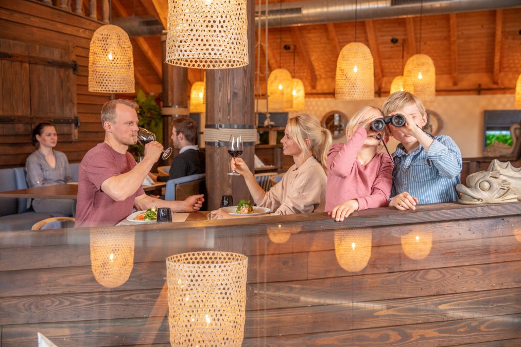 Restaurant Strandpirat in het BEECH Resort Fleesensee, © BEECH Resort Fleesensee