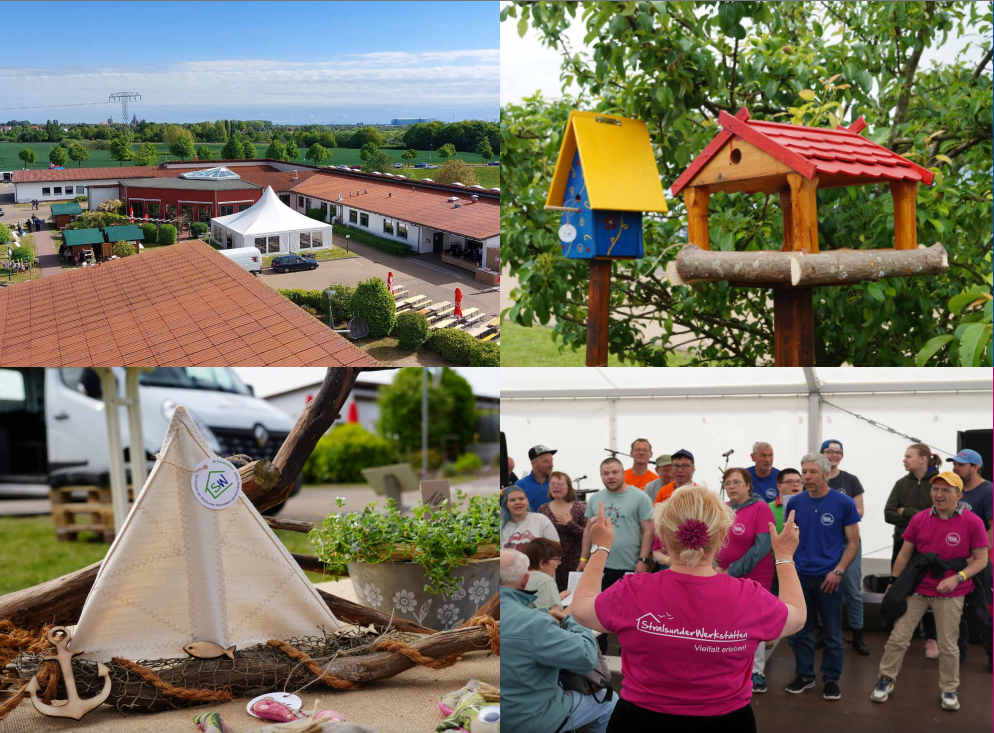 Warsztaty Stralsund zapraszają na imprezę na dziedzińcu // &copy; Stralsunder Werkst&auml;tten
