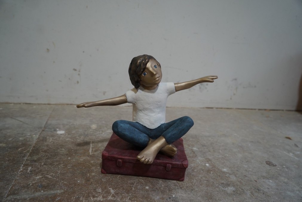 LOTTA AUF REISEN - 2023 - bronze, size 18 - ca 27 cm, © Tamara Suhr