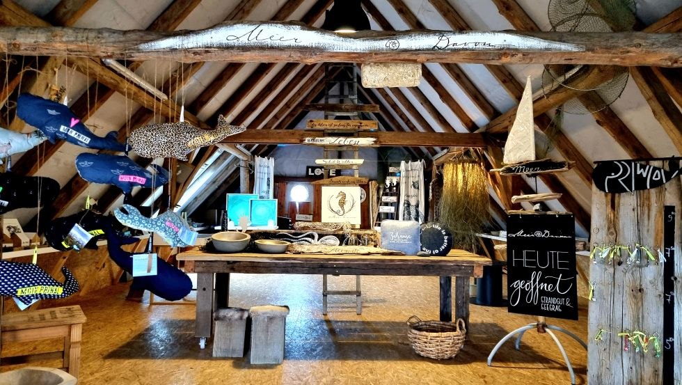 Studio in the barn attic, &copy; Heike Pr&uuml;fert