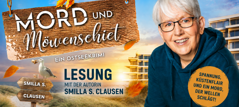 The author writes her crime novels under the pen name Smilla S. Clausen. Smilla S. Clausen has also recently become a member of the “Mörderischen Schwestern” (Murderous Sisters), a network of German-speaking female crime writers. // © Goldlichtstudios / cover and art – dream design The author writes her crime novels under the pen name Smilla S. Clausen. Smilla S. Clausen has also recently become a member of the “Mörderischen Schwestern” (Murderous Sisters), a network of German-speaking female crime writers. // © Goldlichtstudios / cover and art – dream design