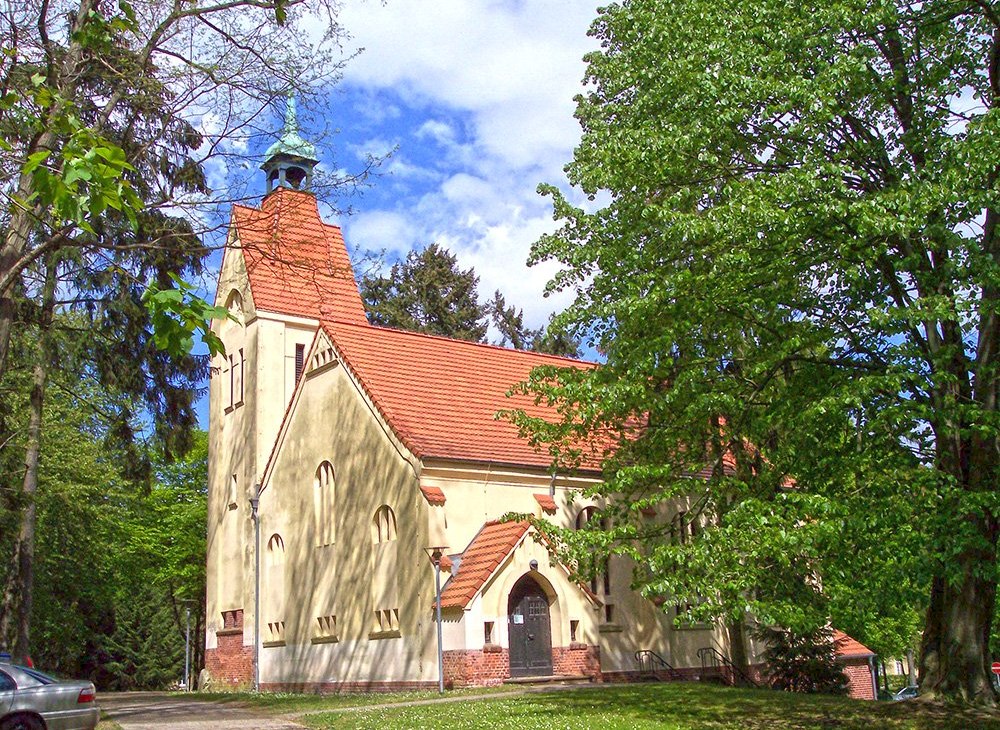 De kliniekkerk op het terrein van Hospital West, © Föderverein Klinikumskirche zu Stralsund e.V.