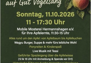 Plakt 6. Apfelfest // © Kutscherhaus Gut Vogelsang Plakt 6. Apfelfest // © Kutscherhaus Gut Vogelsang