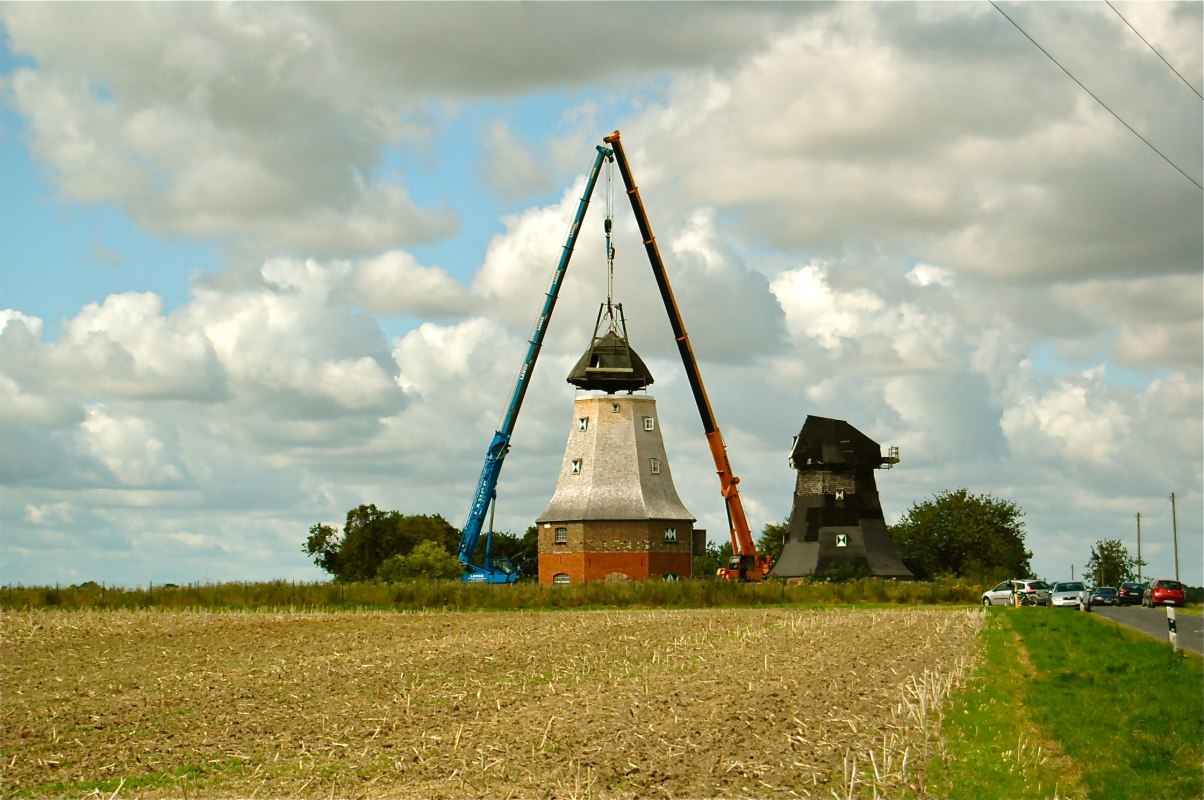 A new mill head! // © Maibritt Olsen A new mill head! // © Maibritt Olsen