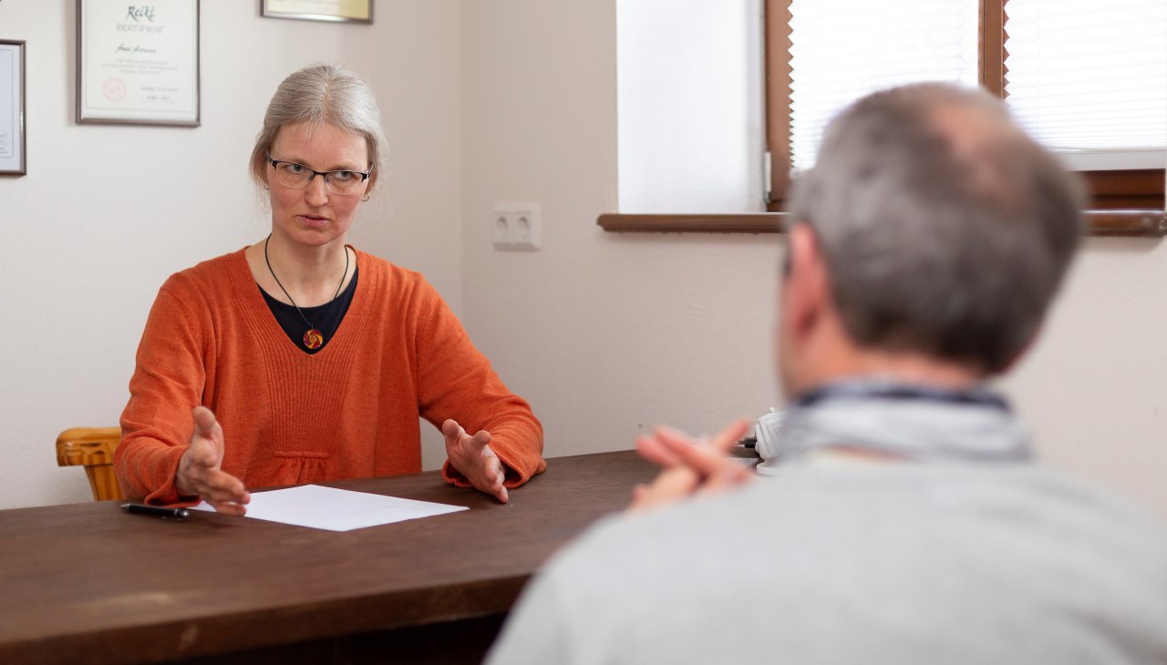 Dialog z klientem, © Juliane Schümann Dialog z klientem, © Juliane Schümann