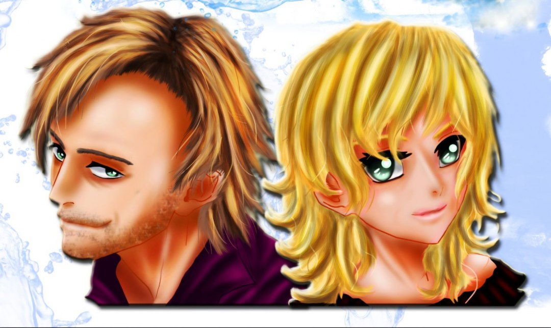 Twee op dezelfde golf2, &copy; Andi Bissel