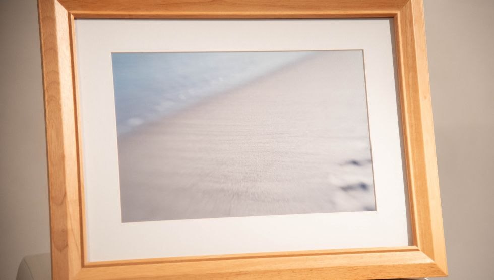 Shallow wave fine art print, photography framed, © Jana Bath