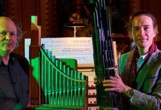 Volker Jaekel (organ) and Gert Anklam (saxophones and sheng) // &copy; Tivadar Nemesi