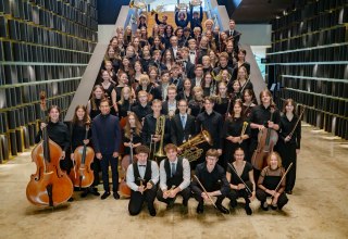 Group photo of the Young International Orchestra // © Rene Jakobson Group photo of the Young International Orchestra // © Rene Jakobson