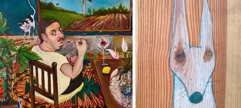 mit Arbeiten von Melika Vikalo und Diana Weber // © Kunsthaus Lübz – Nadja Schmalenberg mit Arbeiten von Melika Vikalo und Diana Weber // © Kunsthaus Lübz – Nadja Schmalenberg