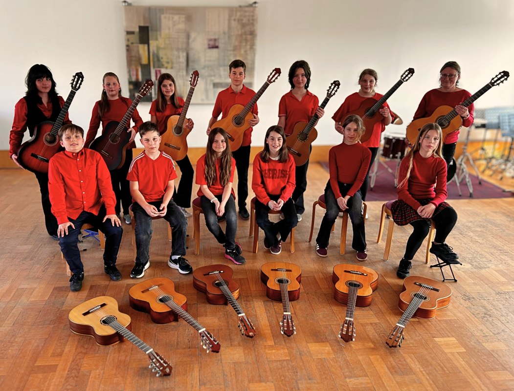 Große Vorfreude auf das Konzert herrscht bei kleinen und großen Gitarrenschülern. // © Kon.centus Große Vorfreude auf das Konzert herrscht bei kleinen und großen Gitarrenschülern. // © Kon.centus