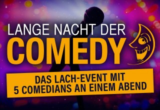 Wydarzenie śmiechu z 5 komikami w jeden wieczór // © Lange Nacht der Comedy Wydarzenie śmiechu z 5 komikami w jeden wieczór // © Lange Nacht der Comedy