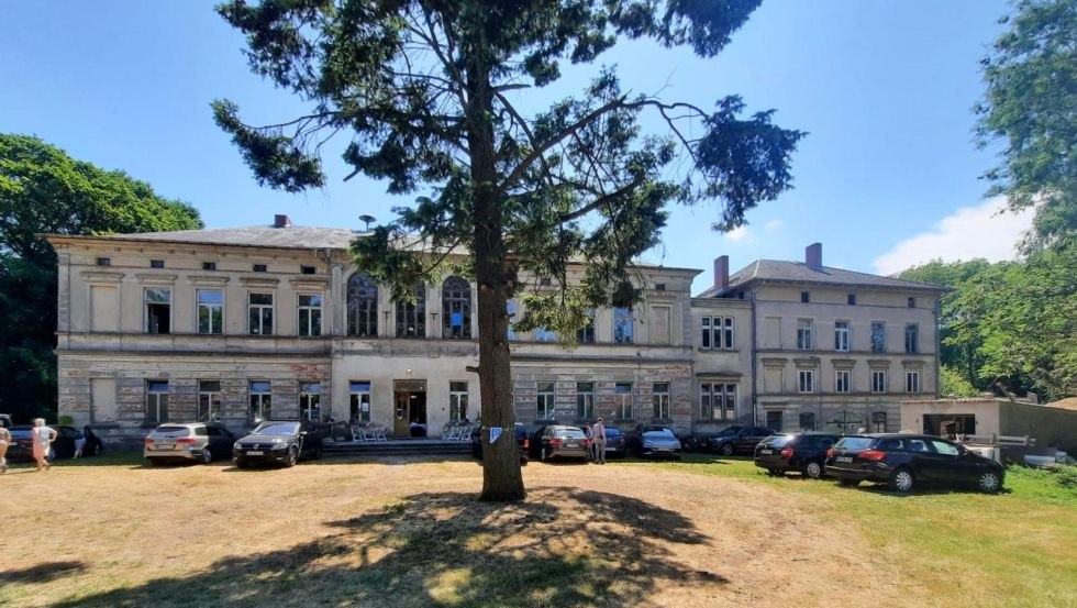 Obszar wejściowy do Sch&ouml;nhof Manor, &copy; S&ouml;nke Gill